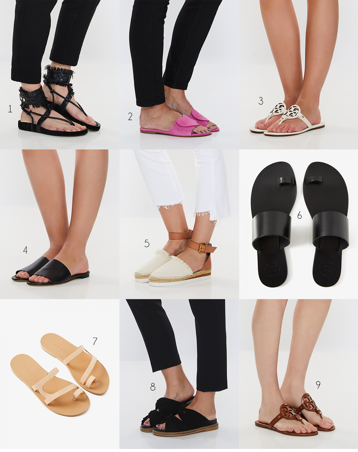 designade sandaler